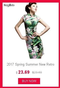 Новинка 2017 года Лето ретро плюс размеры 5xl Vestido Chines Qipao короткие традиционные воротник стойка китайский платья для женщин Vestidos Cheongsam