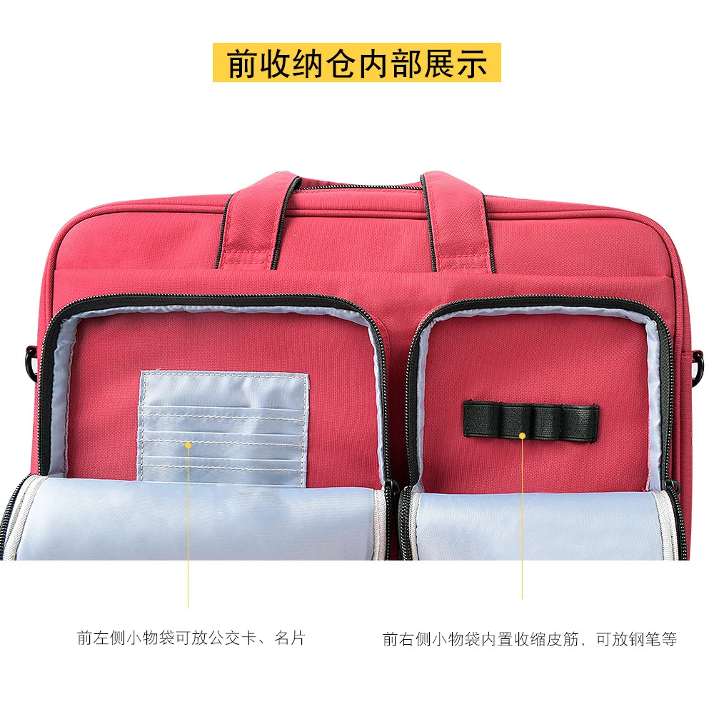 

New Multifunctional Briefcase Laptop Bag Large Capacity Waterproof Shockproof Storage Bag