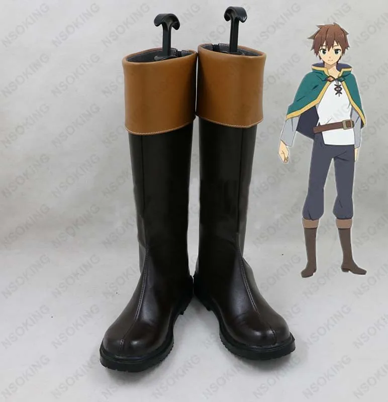 

New Kono Subarashii Sekai ni Shukufuku wo Satou Kazuma Cosplay Shoes Anime Party Boots custom-made