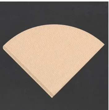 Goede FeiC Hario 02 100 Count Koffie Natuurlijke Papier Filters Geen bleekmiddel voor 4 cups voor Barista VCF 02 100M