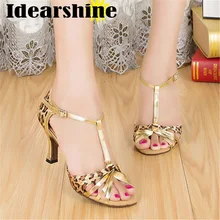 Атласная обувь для латинских танцев из искусственной кожи со змеиным принтом; женская Обувь для бальных танцев на мягкой подошве; обувь для вальса и сальсы