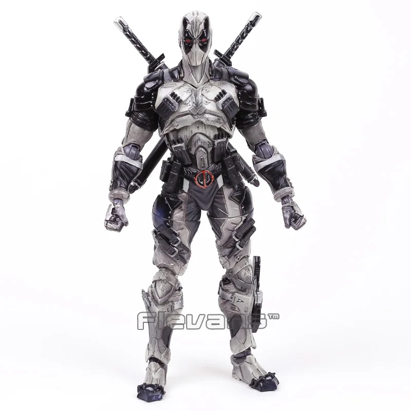 PLAY ARTS KAI Deadpool ПВХ фигурка Коллекционная модель игрушки 25 см 2 цвета