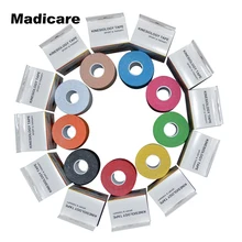 Кинезиологическая лента 10 рулонов 5 см х 5 м спортивные наколенники Rodilleras волейбол баскетбол колено локоть талия поддержка спортивная лента