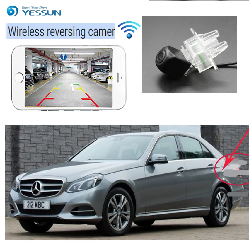 YESSUN для Mercedes Benz E класс W212 010 ~ 2015 камера ночного видения номерной знак