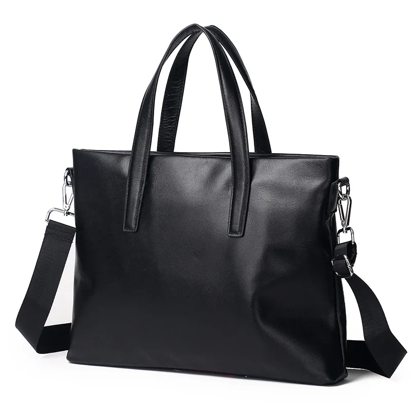 عارضة الرجال الأعمال حقائب كتف حقيقية حقيبة جلدية خمر رسول حقائب السفر الذكور Crossbody حقائب الكمبيوتر المحمول حقائب