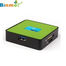 Красивый Gitf зеленый все-в-1 USB 3,0 компактный флэш-устройство для чтения карт памяти CF адаптер Micro SD MS SD price_KXL0413