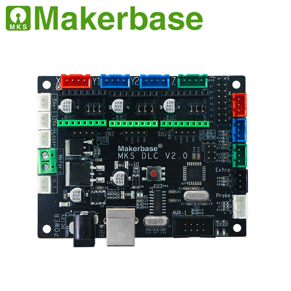 Контроллер с ЧПУ MKS DLC GRBL сенсорный экран TFT 24 DRV4988 для лазерной гравировки DIY 3d
