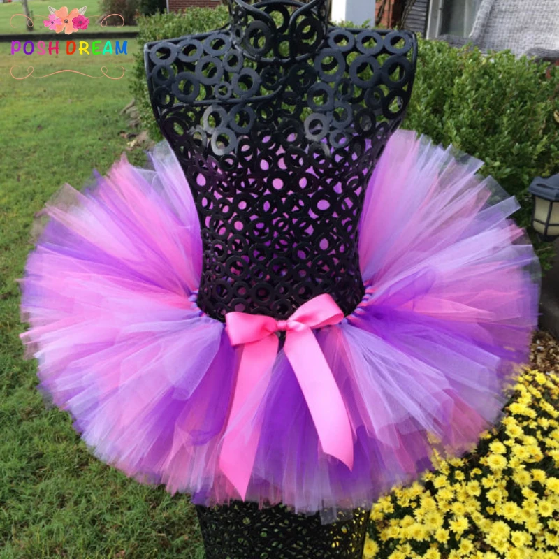 

POSH DREAM Multi Peacock Colored Tutus Skirts Tutu Features Lavender Hotpink 1st Birthday Tutus Peacock Tutu Skirts for Girls