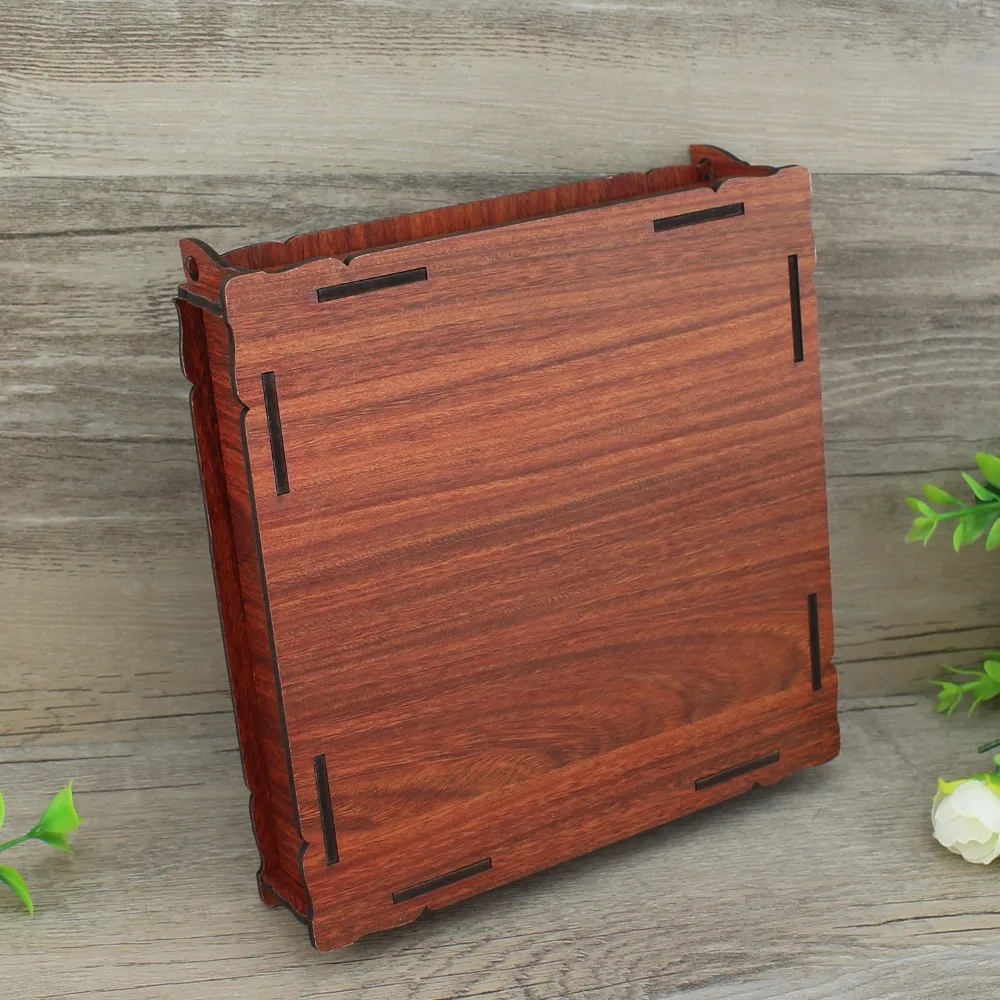  100 Piece Elegant Invitation Card BoxCustomized Wooden Wedding Invitation Box Handmade Greeting Car - 32971889340