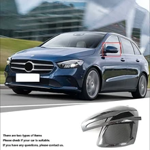 1 пара карбоновых автомобильных боковых зеркальных крышек крышки отделка подходит для Mercedes Benz C E S CLS класса GLC w205 w213 ABS пластик