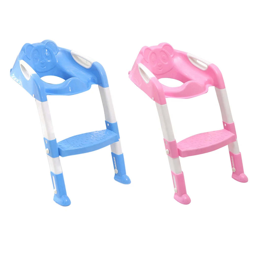 

2019 New Children Potty Training Ladder Seat Kids Toilet Trainer Toddler Step Stool Portable Travel Seats Steps