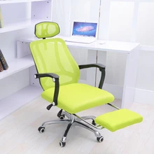 High Quality Mesh Cloth Office Chair Breathable Soft Cushion Computer Chair Multifunctional Adjustable Headrest Staff Chair