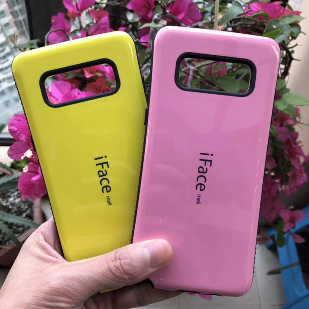 Чехол Sinbeda iFace mall для Samsung Galaxy Note 2 3 4 5 Heavy Duty противоударный бампер TPU PC задняя