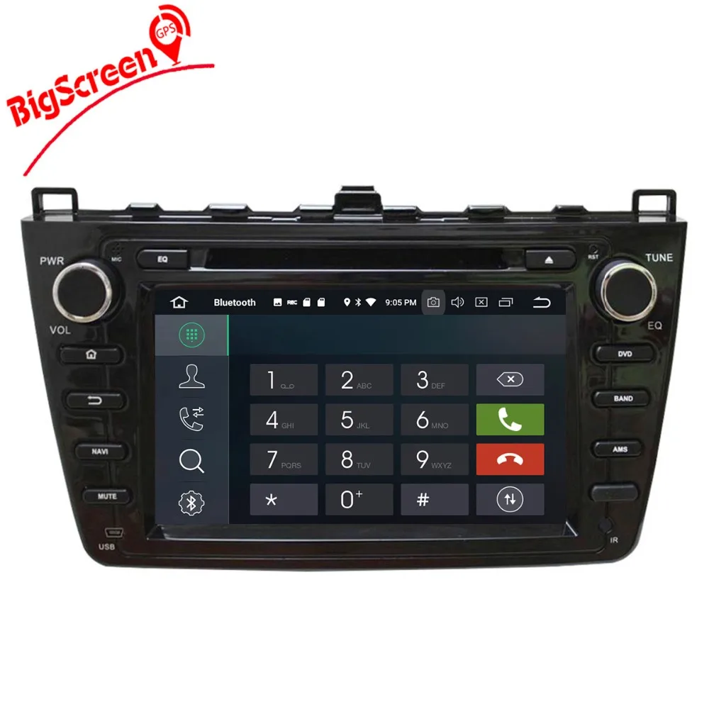 2 Din Android 8,0 7,1 ram 4 Гб+ 32 Гб 8 ядерный автомобильный радиоприемник gps Navi для MAZDA 6 2008-2012 HD Satnav мультимедиа ips экран стерео wifi