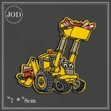 Boy DIY Size:7x8cm Car Iron on Patches for Clothing Stickers Sew on Applique Patch Embroidery Badges Fabric Clothes JOD flower lace embroidery iron on stickers applique clothes patch embroidered patches for clothing rose badges fabric