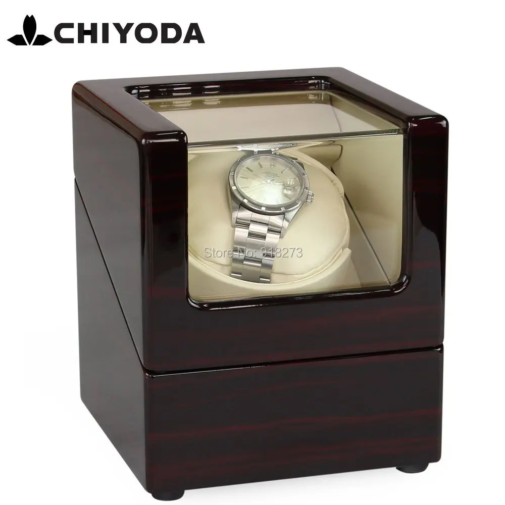 Chiyoda Men Women Single Watch Winder Box With Japanese Mabuchi Motor