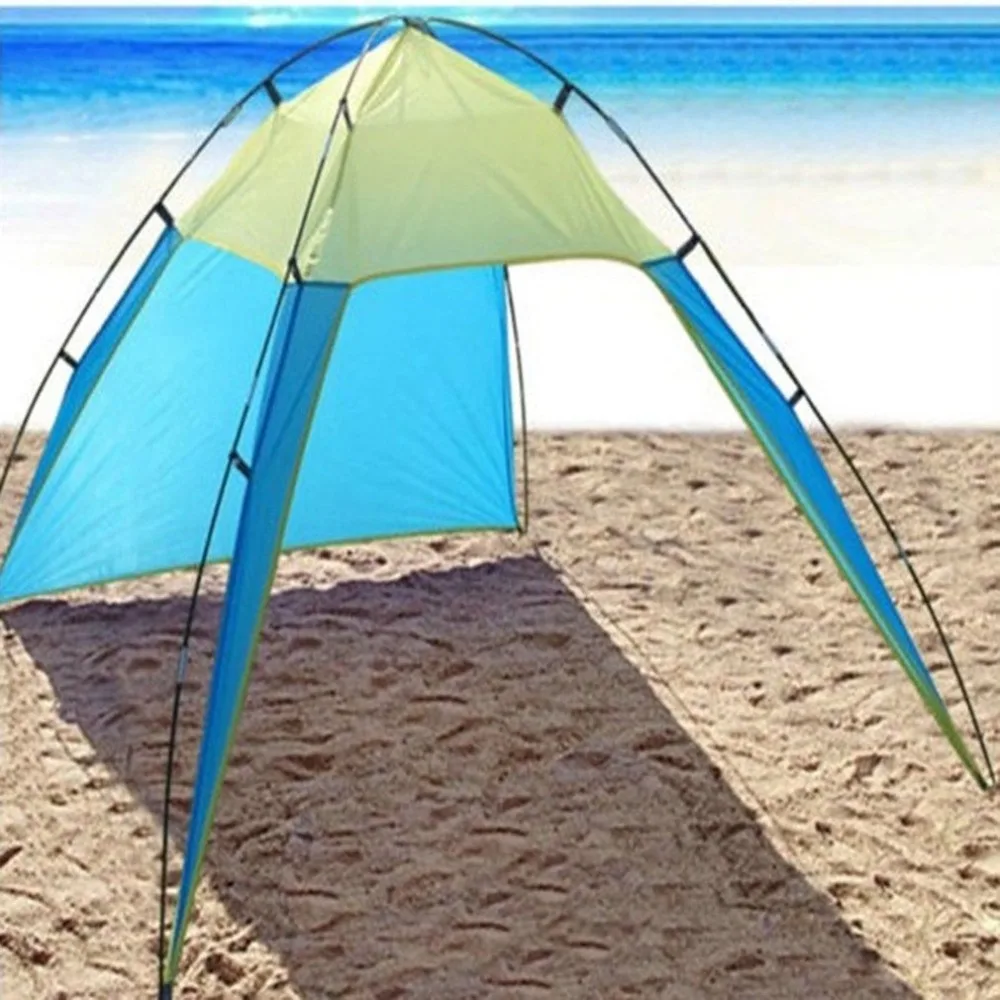Корейская палатка треугольник Кемпинг пляж Приморский Туризм Открытый Отдых треугольник Водонепроницаемый