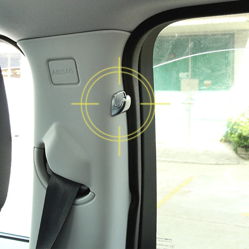 ABS Car Accessories Interior B Pillar Hook Decoration Cover Trim Stickers for Land Rover Discovery Sport 2015-2018 Styling | Автомобили и