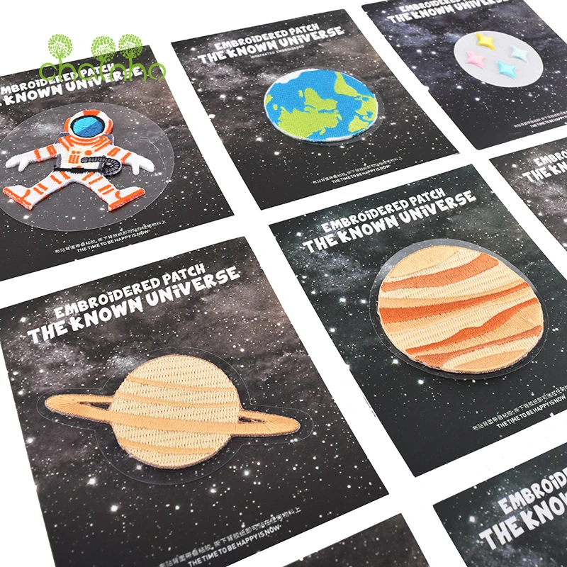 

Space Series,Embroidery Patch,1pcs/Bag,Astronauts,Earth,Cloth Sticker,Applique Ironing For Cloth Jeans,Bag,Shoes DIY Accessories