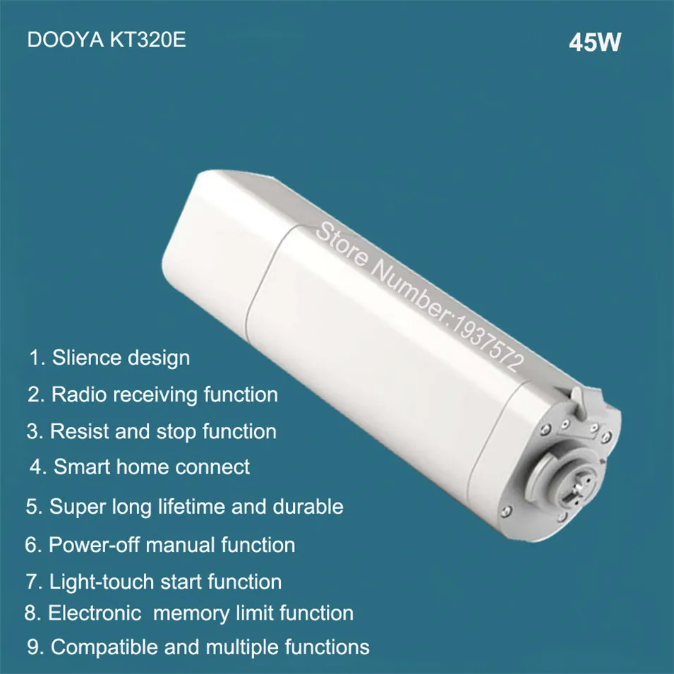 2016 New Dooya KT320E 45W Electric Curtain Motor Intelligent Home WIFI Control 220V 50Hz IOS font