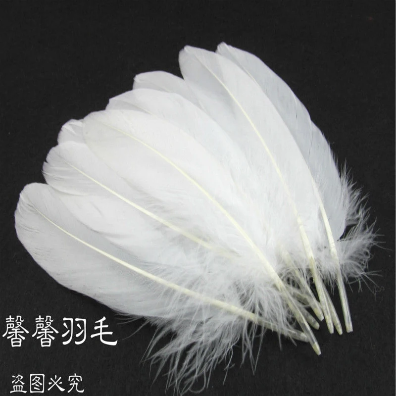 Оптом шт. белые гусиные перья плавающие 15 20 см/6 8 дюймов|white goose feather|goose feathersfeather float