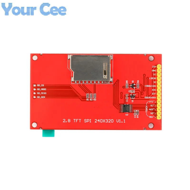 2 4 дюймовый 8 цветной TFT ЖК дисплей модуль 240X320 &quot2 8&quot интерфейс SPI Drive ILI9341 с