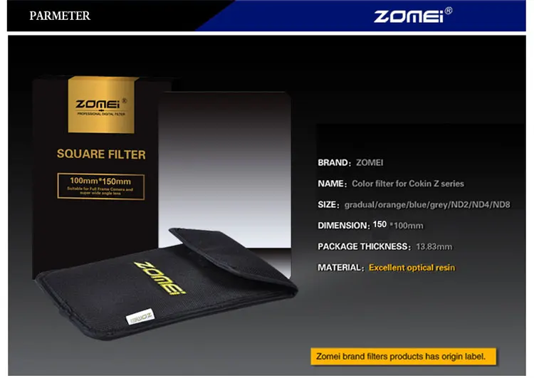 camera filter square filter gradual camera filter For cokin Z (3)