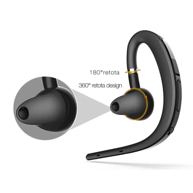 Обновление Bluetooth наушники Handsfree ушные крючки беспроводные гарнитуры V4.1