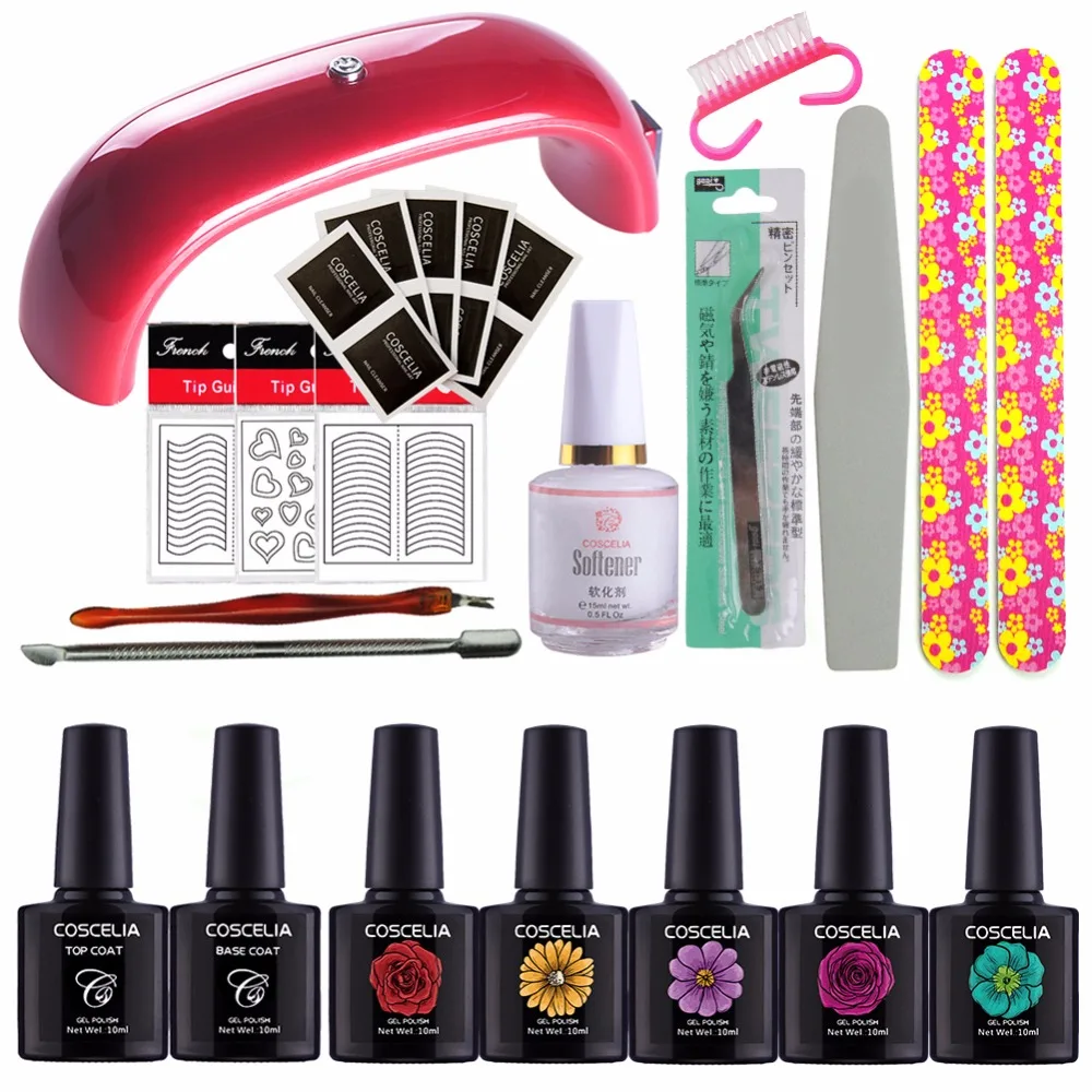 

Nail Art Tools Set 12W Mini USB UV LED Lamp For Nail 80 Colors UV Gel Nail Polish Lacquer Kit Manicure Tools Kit Gel Varnishes