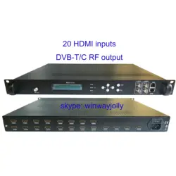 VEK-4782I-20/24 1080 P 20/24 HDMI на DVB-T модулирующий преобразователь цифровой ТВ головной цифровой модулятор rf для гостиницы/школы/больницы