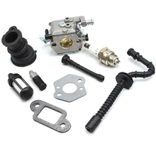 Walbro Carburetor Cab Intake Manifold Fuel Gas Oil Filter Hose Line Kit For STIHL 023 025 MS 230 MS 250 Chain saw Spare Parts