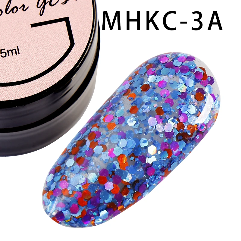 Girl2girl Nail Gel Polish Dream Diamond Sparkling Bling Uv Gel Nail Polish Glitter Led Cure Soak Off Nail Gel Official Store