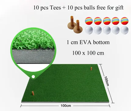 Коврик для гольфа на заднем дворике, разные размеры, домашние тренировочные коврики для гольфа, для вождения, коврики резиновые, без Мяча