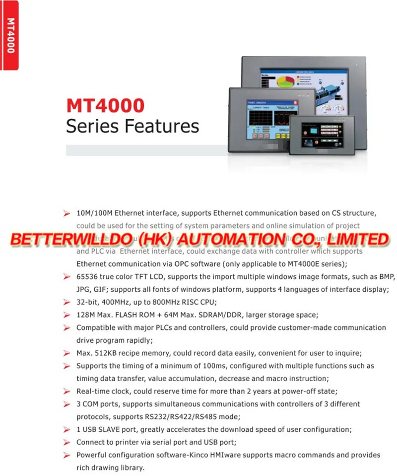 MT4000 Series Features.3