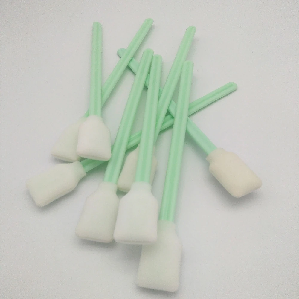 

vilaxh 100pcs cleaning swabs sponge stick for Roland/Epson/Mimaki/Mutoh Eco solvent printer Cleaning Swab