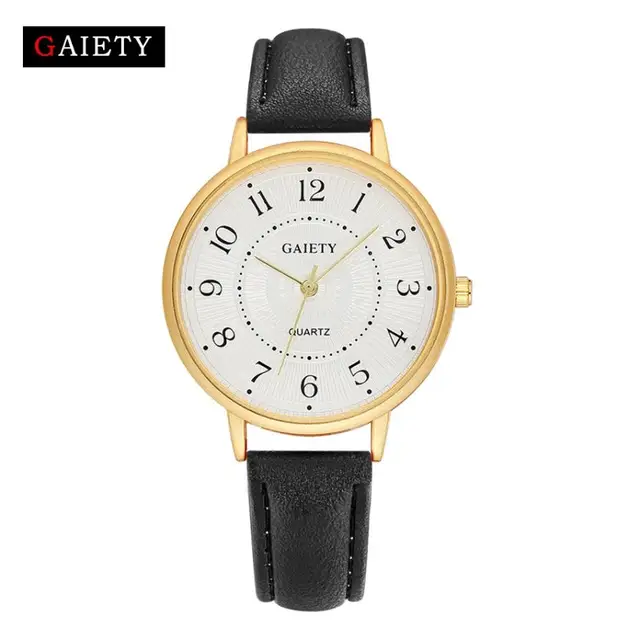 Fashion Simple Women's Watch Leather Band Analog Quartz Round Wrist Watch Watche Fashion Simple Women's Watch Leather Band Analog Quartz Round Wrist Watch Watche