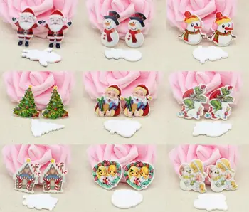 

plane Resin Cartoon series of Christmas Crafts Flatback Cabochon Embellishments For Scrapbooking Kawaii Cute Diy Accessories
