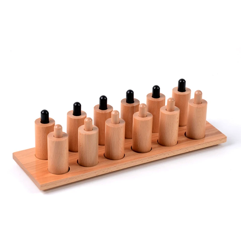 Baby Toy Montessori Pressure Cylinders Sensorial Early Childhood Education Preschool Kids Toys Brinquedos Juguetes