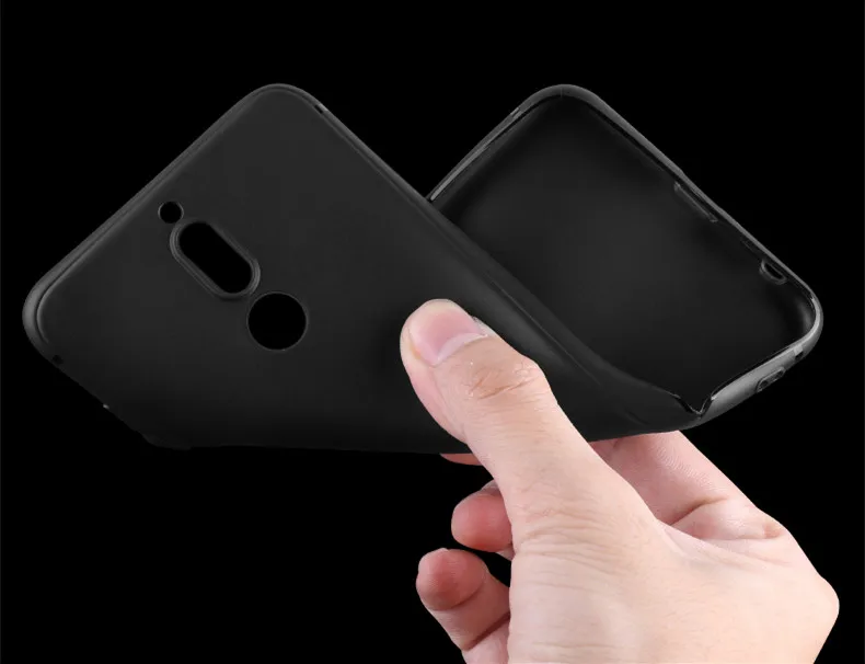 Mpcqc Роскошные сзади Матовый Мягкий силиконовый чехол для Huawei Nova 2i Mate 10 Lite Honor 6C Pro 7x