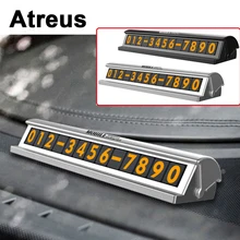 Atreus парковка карта Стикеры украшения могут скрыть номер телефона для Nissan qashqai Citroen c4 c5 c3 Chevrolet cruze aveo peugeot