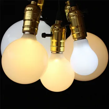 

G80 G95 LED Bulb Edison Retro Light Bulb LED E27 5W Milk White Transparent Dragon Bubble #4u14