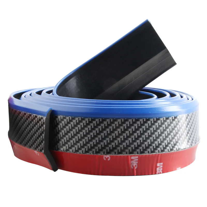 2,5 m Protector de coche parachoques delantero divisor de labios Kit de cuerpo Spoiler Bumpers accesorios de coche accesorios de fibra de carbono Bicolor 2,5 m Protector de coche parachoques delantero divisor de labios Kit de cuerpo Spoiler Bumpers accesorios de coche accesorios de fibra de carbono Bicolor