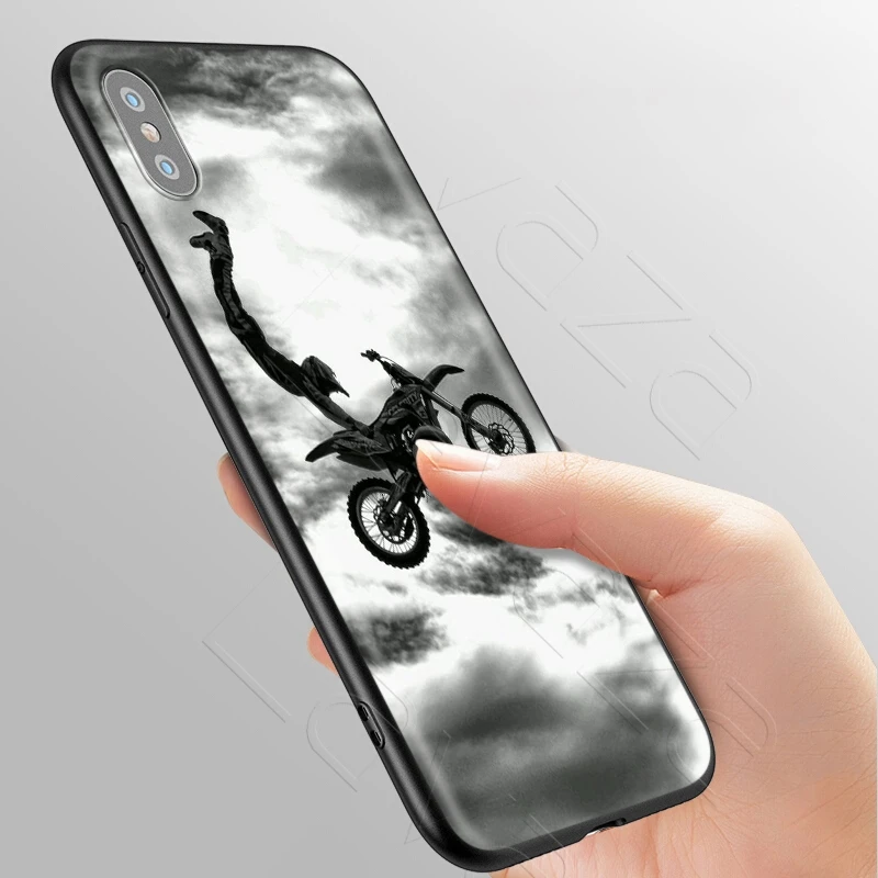 Чехол Lavaza Moto Cross для iPhone 11 Pro XS Max XR X 8 7 6 6S Plus 5 5S se