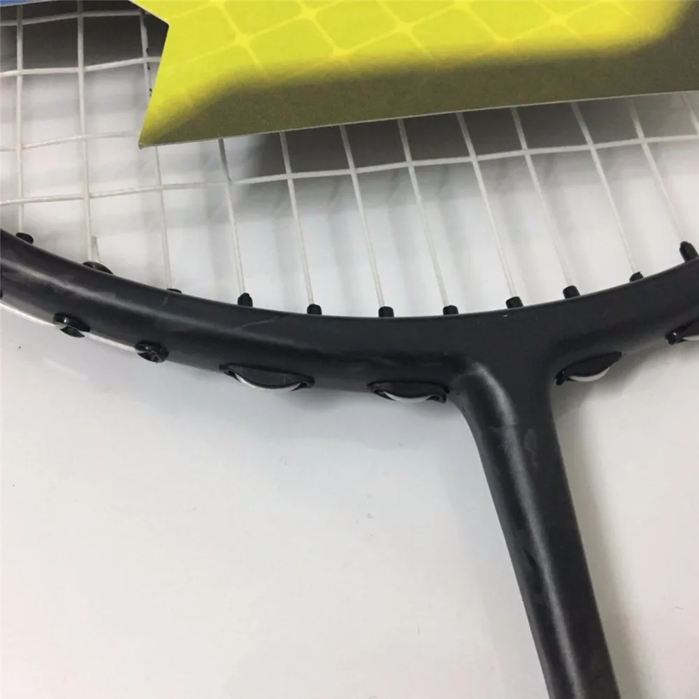 2018 New Powerful badminton racket strong 35Lbs ultra light 6U stiff high modulus graphite badminton rackets male racquet