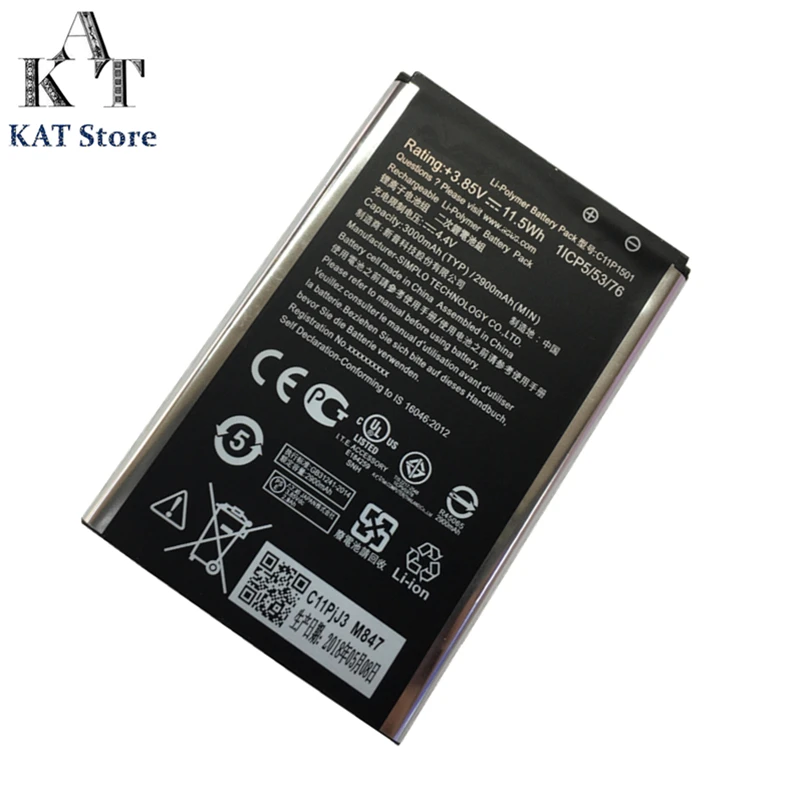 Аккумуляторы для телефонов ASUS ZenFone 2 Laser Selfie ZE550KL ZE601KL Z011D ZD551KL Z00UD аккумулятор 3000 мАч