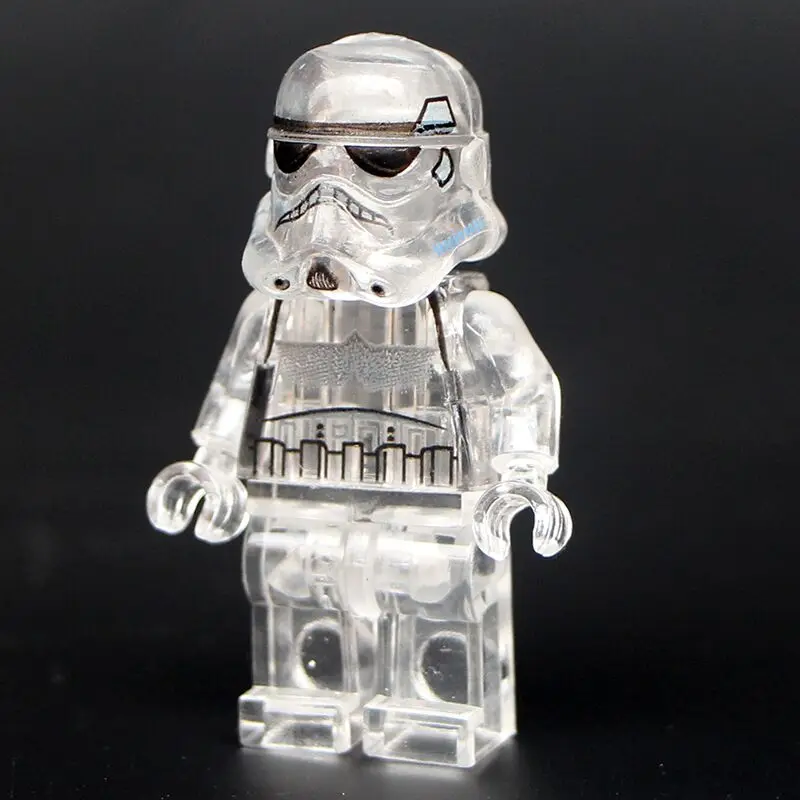 

Space Wars The Force Awakens Transparent Stormtrooper Imperial Shuttle Clone Trooper Bricks Action Building Blocks Kids Toy PG40