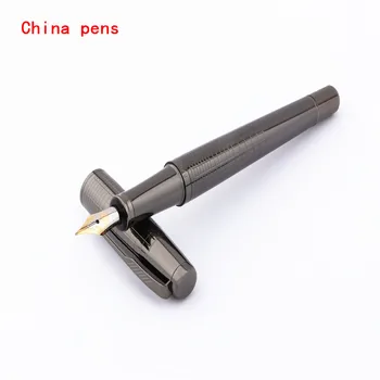 

Luxury quality 875 Pure gray Business office Medium Nib Fountain Pen New Give the best gift