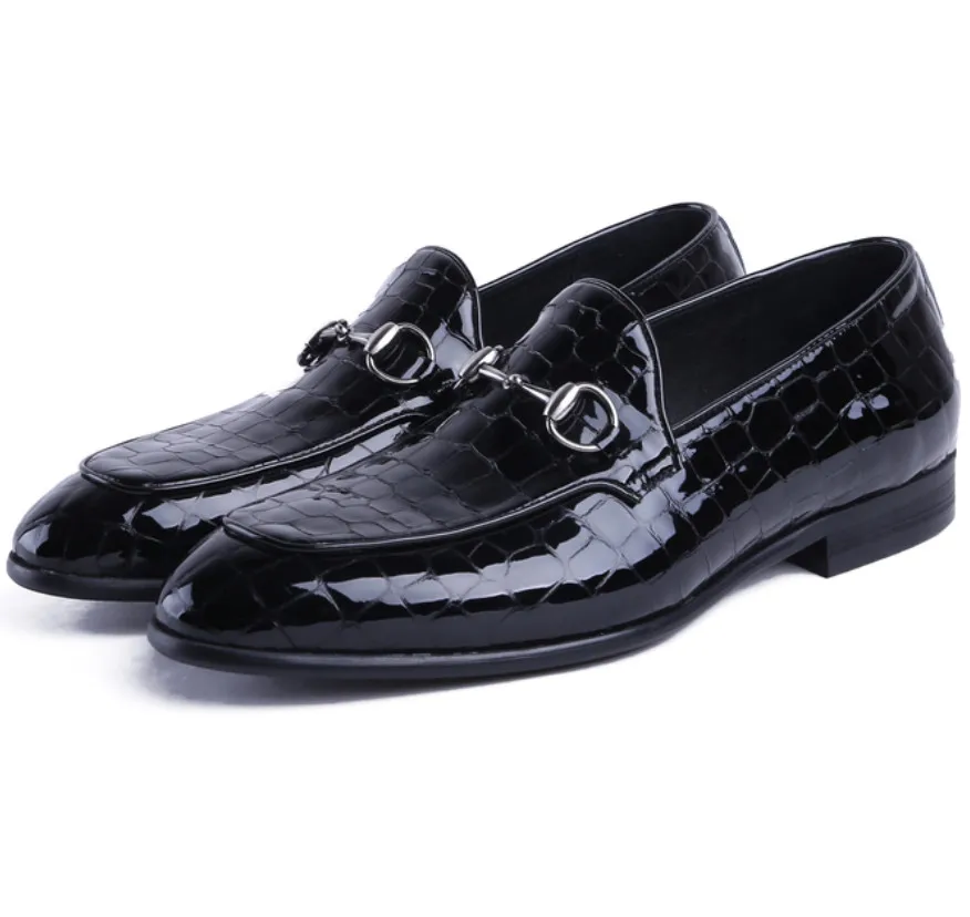 black summer loafers