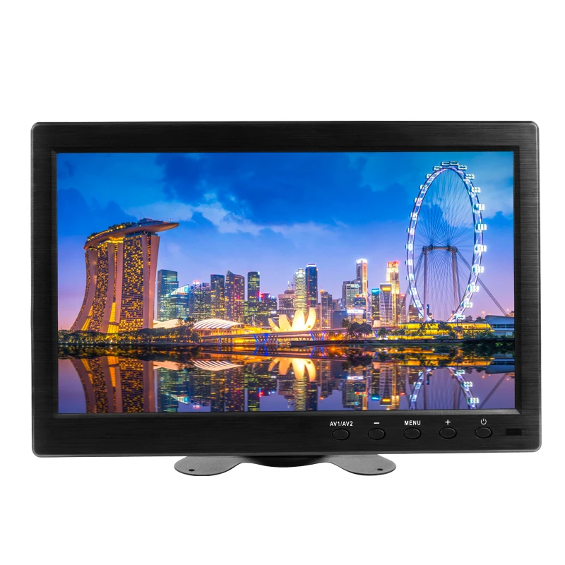 US $64.99 Portable monitor 101 1280800 led ips 169 hdmi VGA BNC usb AV for raspberry pie PC home TV CCTV PS3 PS4 XBOX switch