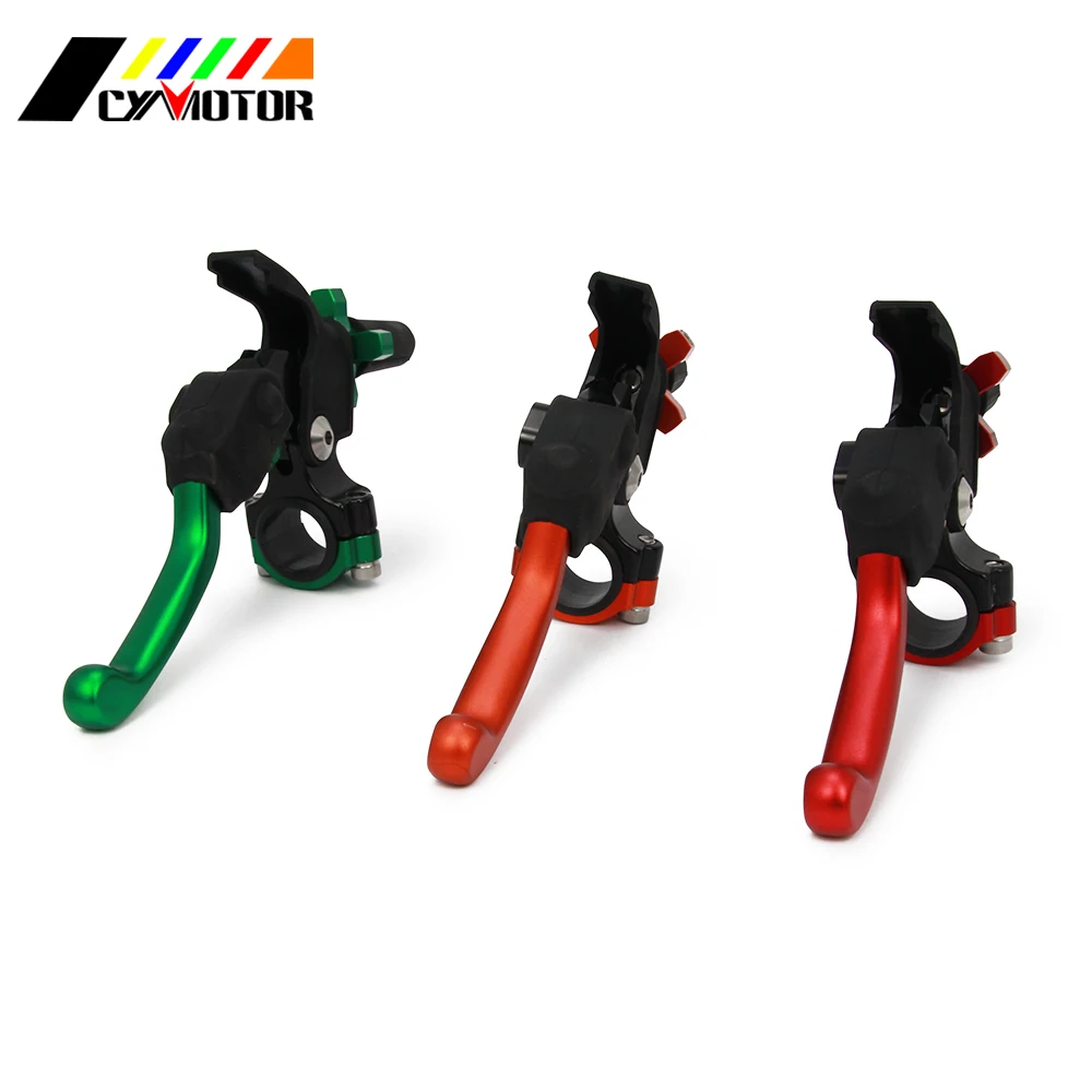 

CNC Motorcycle Folding Clutch Lever Perch For HONDA YAMAHA SUZUKI KAWASAKI KTM CRF YZF KX Dirt Bike MX Motocross Enduro Off Road